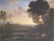 Claude Lorrain, Ulysses Returns Chryseis to Her Father (mk05)